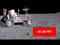 [4k, 60 fps] Apollo 16 Lunar Rover "Grand Prix" (1972 April 21, Moon)