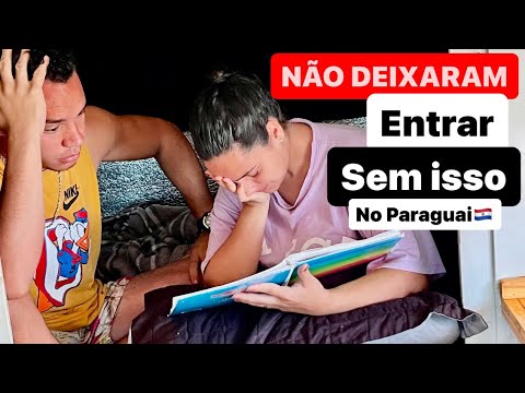 NÃO DEIXARAM A GENTE ENTRAR NO PARAGUAI 🇵🇾 #paraguay Ep01