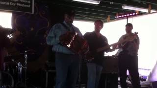 Preston Frank and Dennis Stroughmatt playing Creole Music at the Bayou n'Boogie Festival 2011