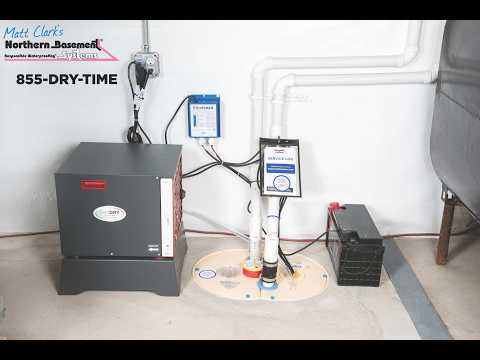 Basement Repair in Burlington, Vermont, by Matt Clark's Northern Basement Systems.