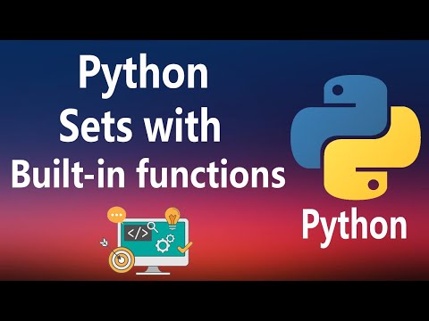 Sets In Python Built In Functions