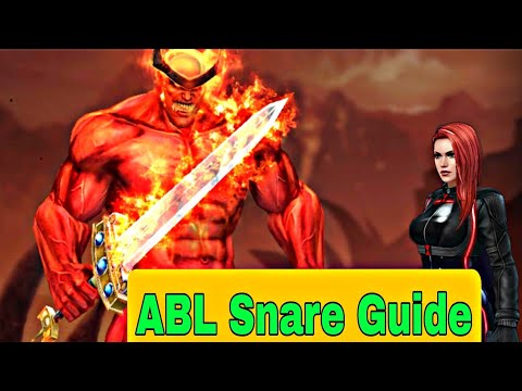 ABL Snare Guide With Speed Female Gameplay Showcase BW T4 2022 - Marvel Future Fight