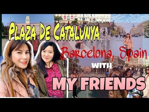Praça da Catalunha e Arco do Triunfo de Barcelona / Conheça minha amiga Kim /Madel Pettersen / Vlog #152😍
