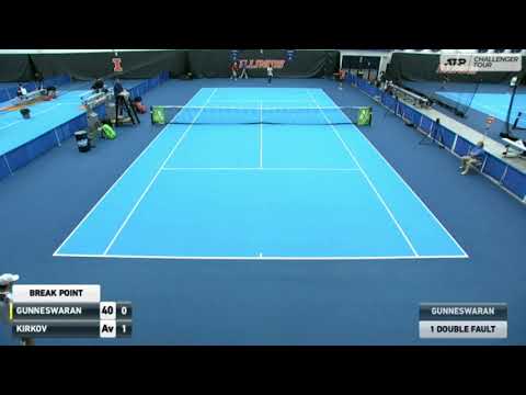 Prajnesh Gunneswaran (IND) vs Vasil Kirkov (USA)  Champaign challenger 1 Round