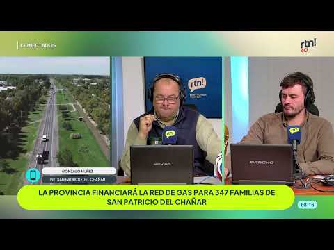 #conectadosrtn LA PROVINCIA FINANCIARÁ LA RED DE GAS PARA 347 FAMILIAS DE SAN PATRICIO DEL CHAÑAR
