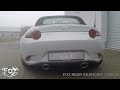Video: Fox Edelstahl Duplex Sportauspuff-Komplettanlage ab Kat Mazda MX-5 Typ ND