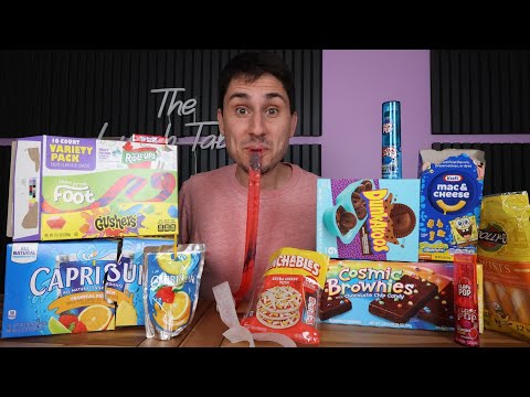 Testing Every Popular Snack From My Childhood!