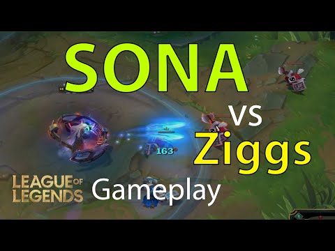 Sona vs Ziggs - League of Legends - Support Gameplay Episode 1017
