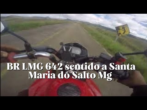 Pegando a Br LMG 642 sentido a Santa Maria dó Salto Mg 