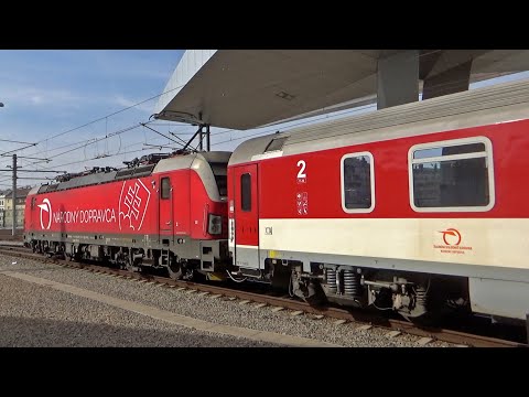 IC 11033 Brno hl.n. zum Flughafen Wien Bahnhof in Österreich