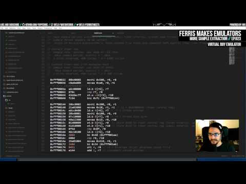 Ferris Makes Emulators Ep.023 - More Sample Extraction