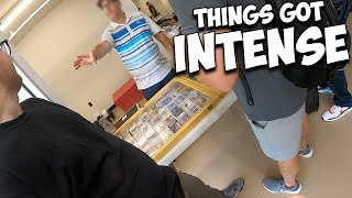 Live sports card show! Thousands spent