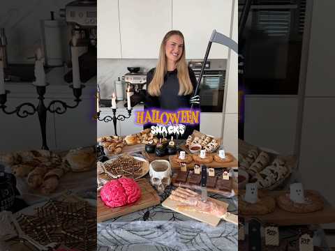 Halloween Snacks für deine Party oder Horrorfilm-Marathon 🧟‍♀️🔪🕸️ #halloween #movienight