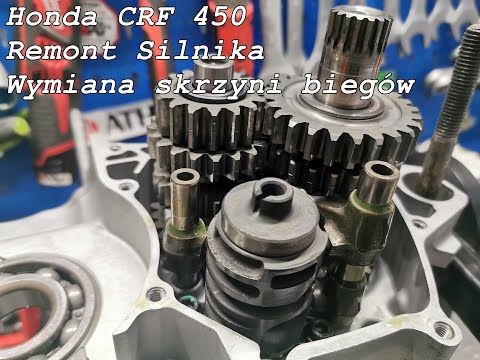 Honda CRF 450, engine overhaul, gearbox replacement. Part one.
