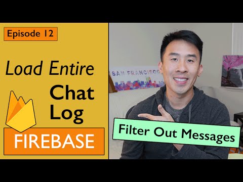 Swift: Firebase 3 - How to Load Entire Chat Log per User (Ep 12)