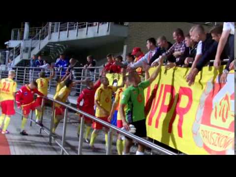 Podziękowania od kibiców po meczu Znicz Pruszków vs. Polonia Bytom