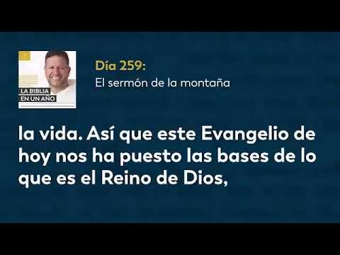 Día 259 El sermón de la montaña — La Biblia en un Año