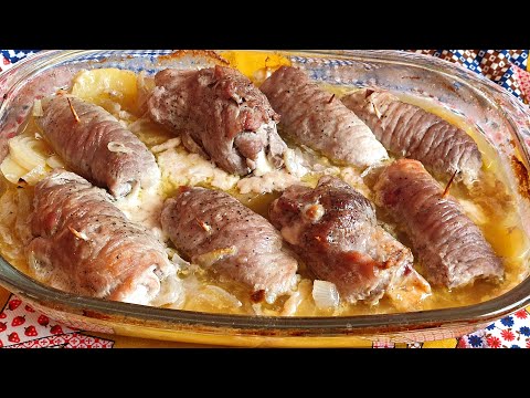 ROLLITOS DE CARNE RELLENOS DE JAMÓN Y QUESO 😋✔| El Dulce Paladar