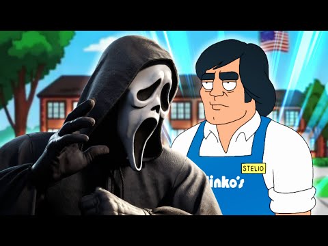 Ghostface vs. Stelio Kontos (American Dad)
