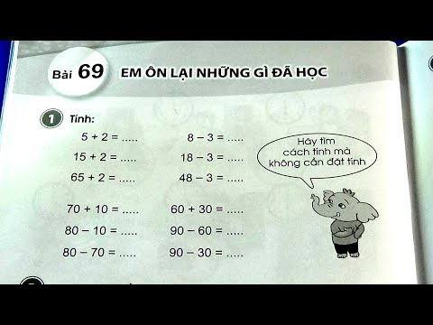 VỞ BÀI TẬP TOÁN LỚP 1 - SÁCH CÁNH DIỀU - BÀI 69 - EM ÔN LẠI NHỮNG GÌ ĐÃ HỌC #mshanh #toanlop1