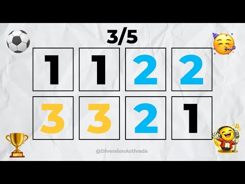 Di el NÚMERO al Ritmo en Español (Nivel 1-3 Fácil, Medio y Difícil)