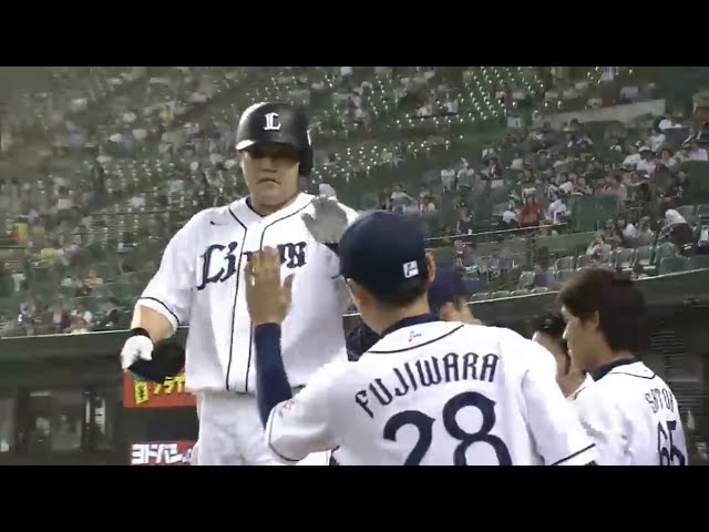 【6回裏】リーグトップ80打点!! ライオンズ・中村 ボール球に食らいつくタイムリー!! 2015/7/8 L-Bs