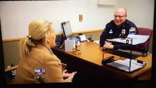 preview picture of video 'Police Chief Tased to Raise Funds / Fox28 - 9pm / Gilbertville, Iowa'