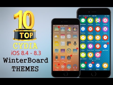 TOP 10 BRAND NEW Cydia WinterBoard Themes For iOS 8.4/8.3/8 – TaiG/Pangu Jailbreak