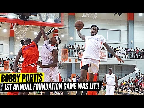 Antonio Blakeney Puts On a SHOW w/ Zach LaVine Watching at Bobby Portis Foundation Game! MEAN POSTER