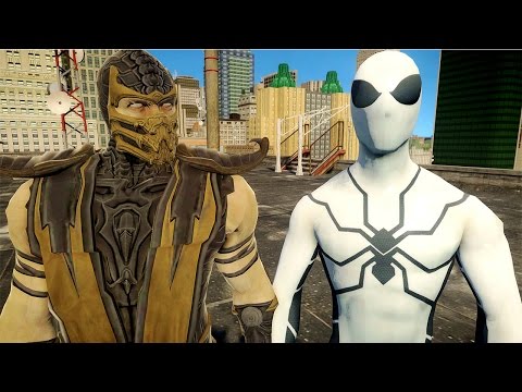 Spiderman vs Scorpion -  Future Foundation spider man