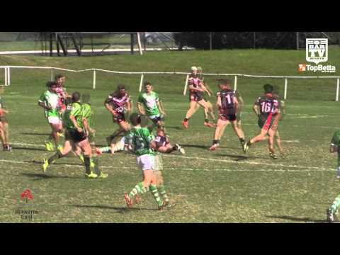 2016 ICRL  Round 2   U18s Highlights  Gymea Gorrilas Vs Collegians