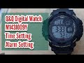 How To Setting Time and Alarm Q&Q M143J009Y Digital Watch Watch Repair Channel | SolimBD