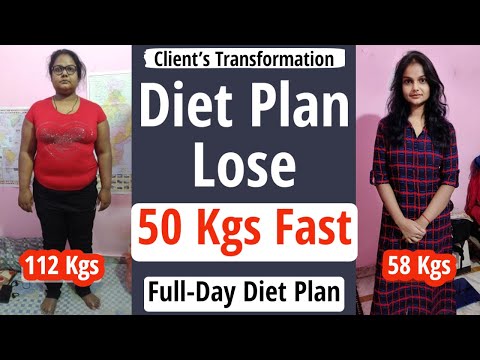 Diet Plan To Lose Weight Fast 50 Kgs In Hindi | Full Day Diet Plan For Weight Loss | Fat to Fab Video