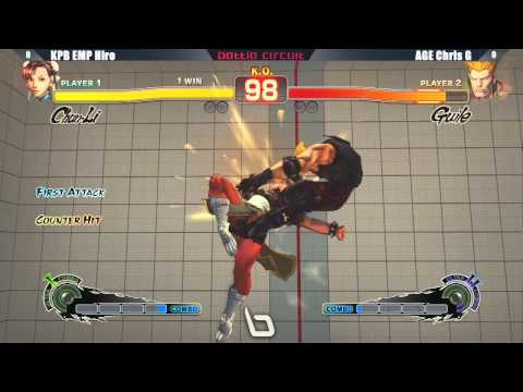 SSF4 AE2012 KPB EMP Hiro vs AGE Chris G  - Next Level Battle Circuit #2 Tournament