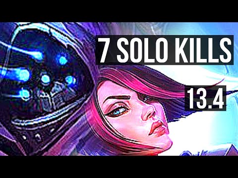 JAX vs FIORA (TOP) | 68% winrate, 7 solo kills, 8/1/2, Godlike | KR Master | 13.4