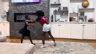 Zion Joy and little sister, Selah! (Dance off!)