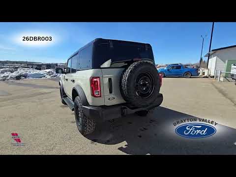 2026 Ford Bronco Big Bend 4 Door 4x4 in Tan for sale at Drayton Valley Ford in Drayton Valley, AB