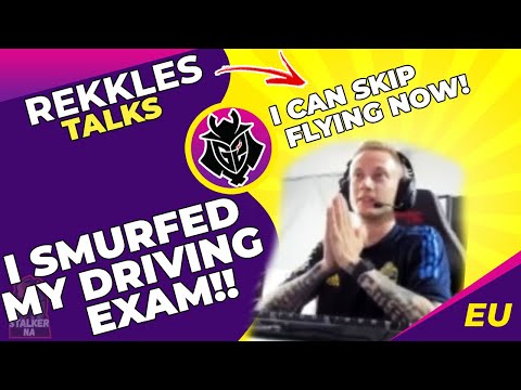 G2 Rekkles Talks - I SMURFED My Driving Exam! 💪 🚗 Car Will Give Me Freedom!