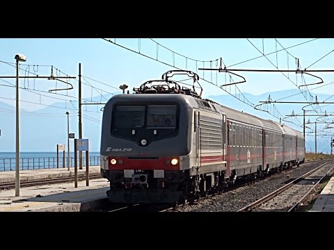 [HD - Treni] E464.218 SUN + Treno Intercity Notte 35971 in transito ad Altavilla Milicia!