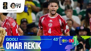 TEM JOGO! OMAR REKIK SOBE MAIS ALTO E DIMINUI PARA A TUNÍSIA CONTRA A SUÉCIA