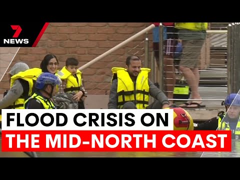 Dramatic rescues as historic floods hit new south wales | 7NEWS