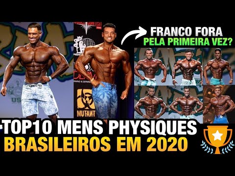 TOP 10 MENS PHYSIQUES DO BRASIL EM 2020 - OS MELHORES DO ANO NA CATEGORIA