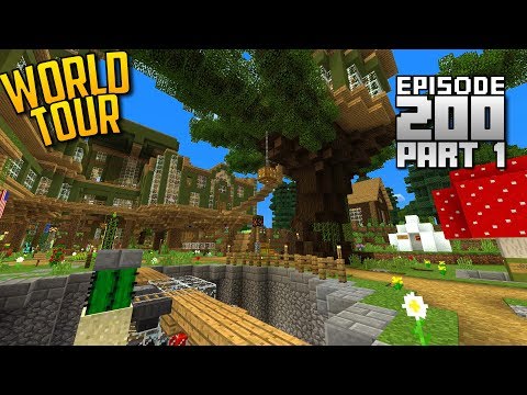Let's Play Minecraft PE - Ep.200 : World Tour + Download (Part 1)