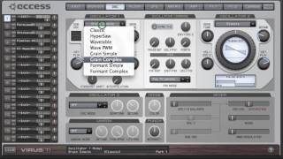 Video thumbnail for Virus TI - Syntheses - 01 - Grain and Formant Oscillators by Александр Воронище