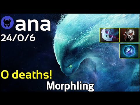 0 deaths! ana [OG] plays Morphling!!! Dota 2 7.21