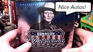 2008 Donruss Americana II Hobby Box Break - 3 Autos! TV Legend!