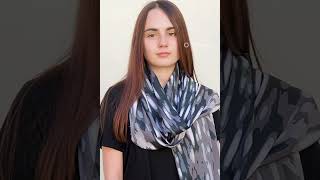 šála společenská - šedé odlesky