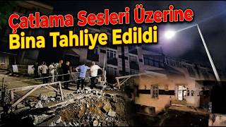İstanbul Bahçelievler'de Çatlama Sesleri Gelen 7 Katlı Bina Tahliye Edildi