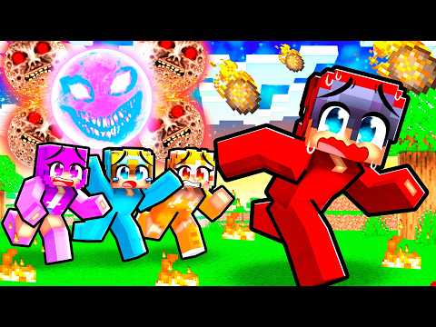 5 LUNAR MOONS vs. EVIL SUN (Minecraft)