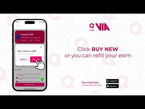 How to Buy a VIA eSIM Plan – Instant Internet, No Roaming